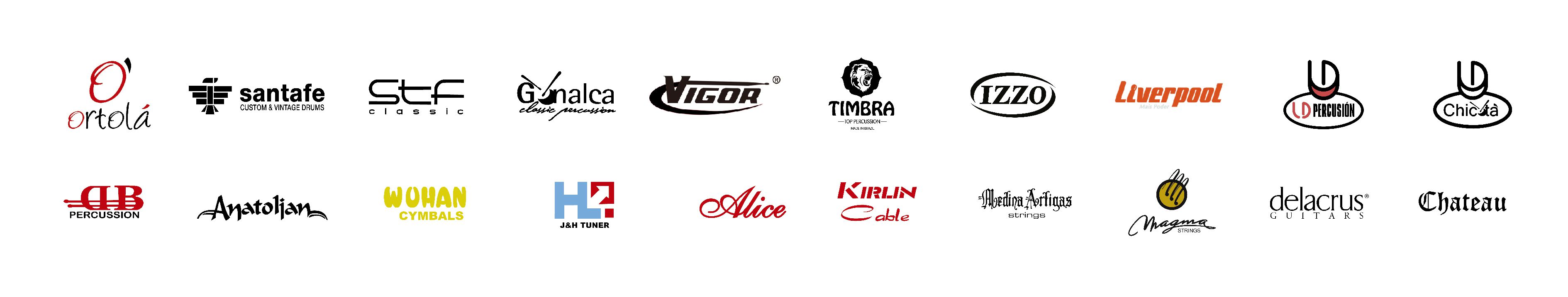 Logotipos de las marcas que fabrica y distribuye Ortolá Logotipos de las marcas que fabrica y distribuye Ortolá
