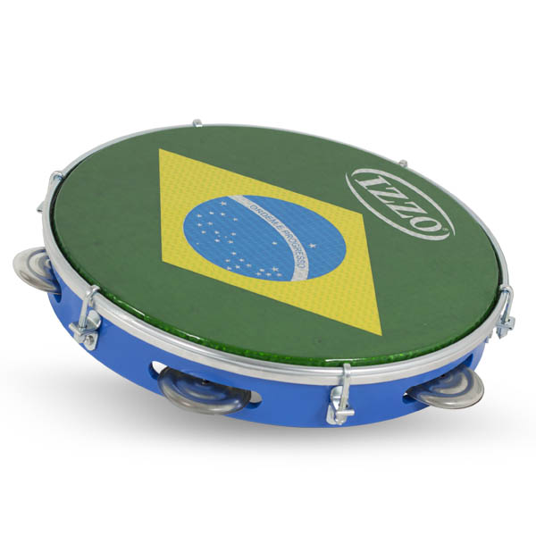 Pandeiro 10&quot; abs p/brasil izzo ref. iz3438