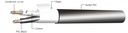 Cable altavoz sbc-166-10m jack-jack 16awg