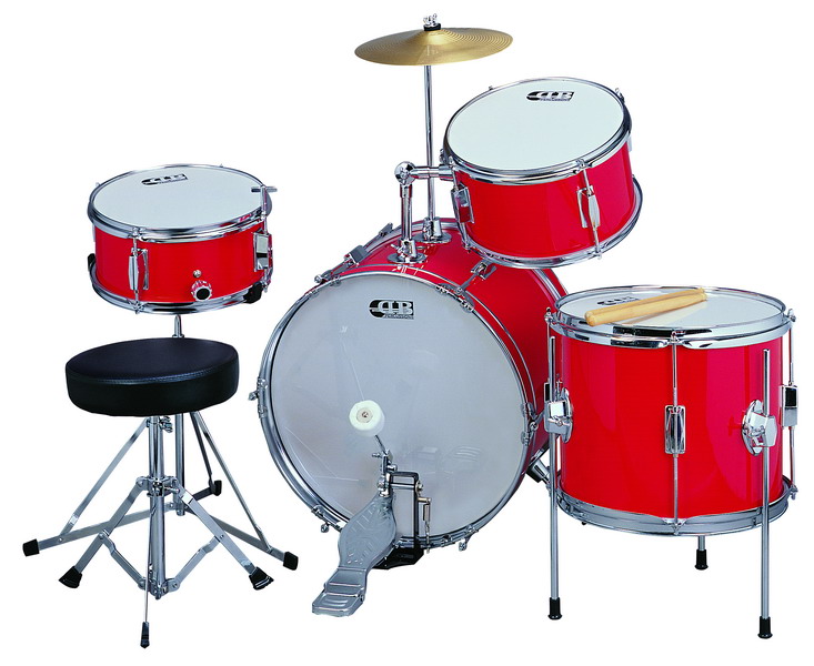 Bateria infantil 4 piezas con soportes db0028