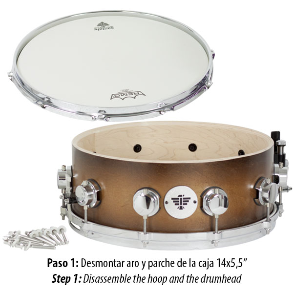 Increase Snare Drum X8" Ref. Si0015