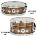 Increase Snare Drum X8" Ref. Si0015