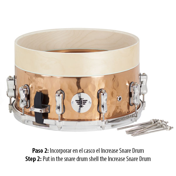 Increase Snare Drum X8" Ref. Si0015