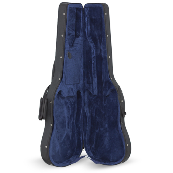 Estuche Guitarra Electrica Styrofoam Ref. Rb722 Interior Azul Con Logo