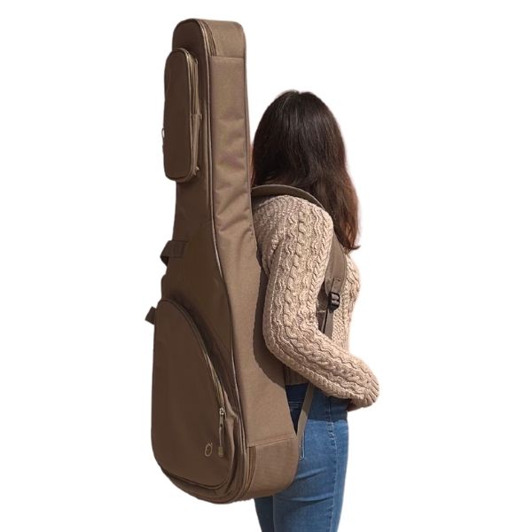 Funda Guitarra Acustica 20mm PE Ref. 49-B Mochila Sin Logo