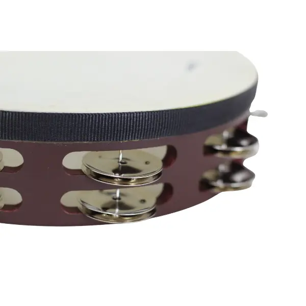 [6499] Pandereta Doble 25Cm C_Parche Nogal Stf5065 (2).webp