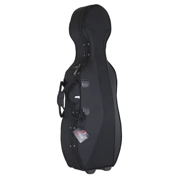 Styrofoam Cello 1/2 Case Ref. 352 Backpack and Wheels.