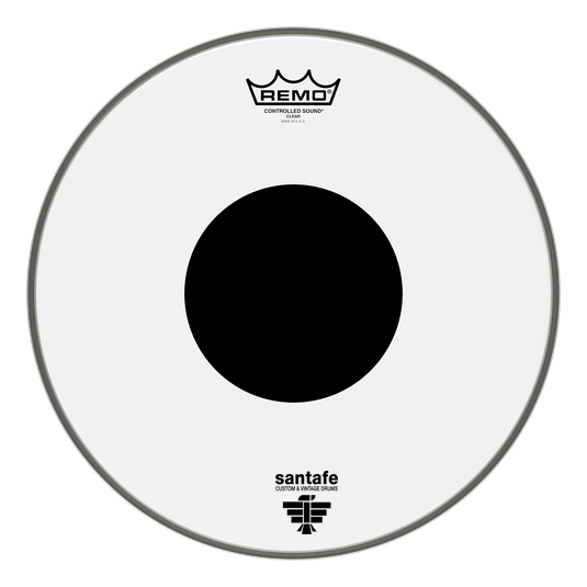 Drumhead 13" Controlled Sound Clear Black Dot 33Cm Ref. 11040