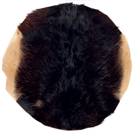 Skin Drumhead With Hair 46 Cm Ref. 07990