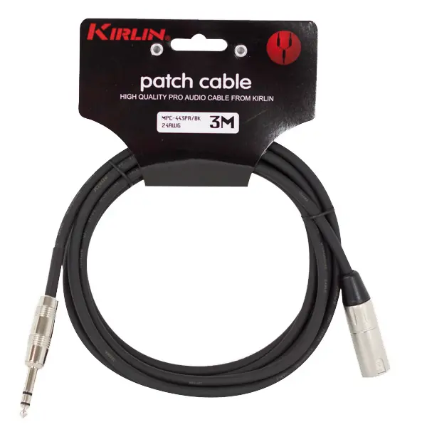 Cable Standart Micro Mpc-443Pr-3M Jack - Xlr M 24Awg