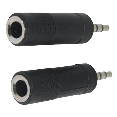 2612X2 Blister 1/4&quot; Stereo F - 3.5mm Stereo M