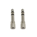 2615X2 Blister 3.5mm Stereo F - 1/4&quot; Stereo M