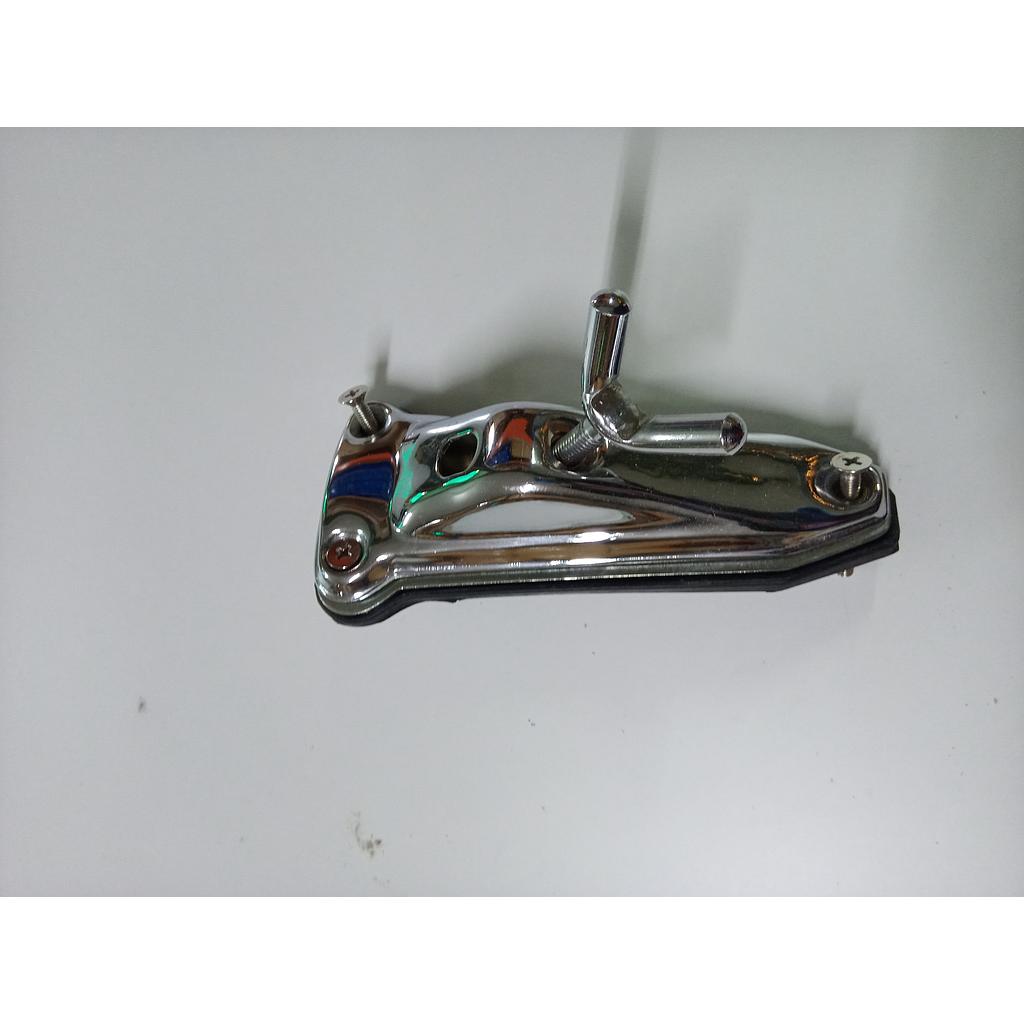 Placa Metalica Pie Conga C/ Goma 05927 Gonalca