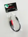 Cable Audio Ye-362-0.15M Mini Jack M - 2 Jack M