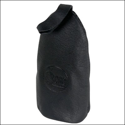 Trumpet leather mouth bag with zipper ref. 7201