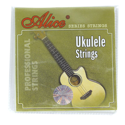 [5728-001] Black nylon ukelele strings au02
