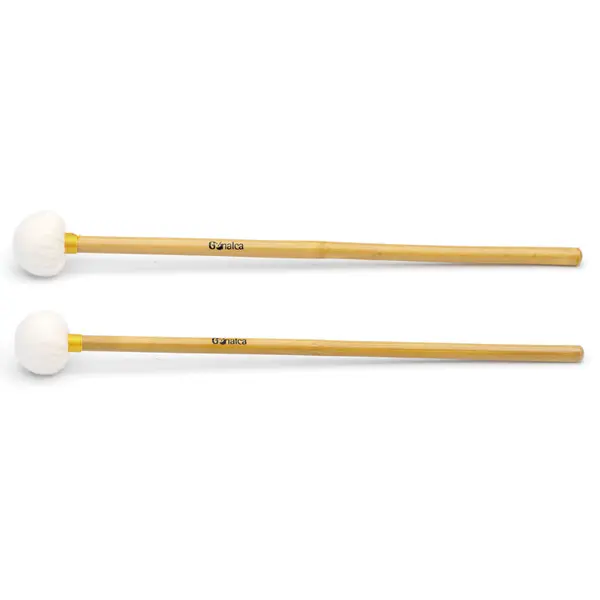 Mazas Timbales Amarilla Blanda Ref. 6011 Bambu