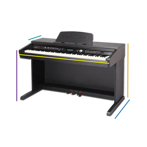 Funda Piano Digital Yamaha Cvp 508 C/Velcro