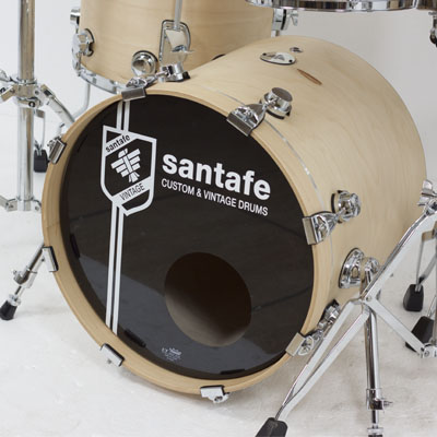 Bass drum abd top wood 18x16" ref.cl060