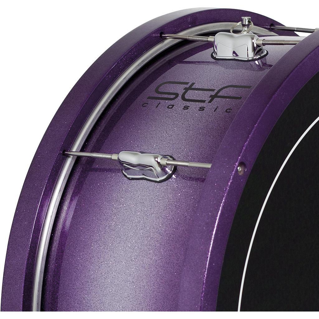 Pinted sparkle marching drum