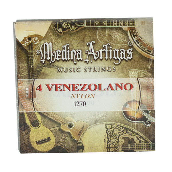 [6918-099] Juego Cuerdas Cuatro Venezolano Nylon 1270 Medina Artigas