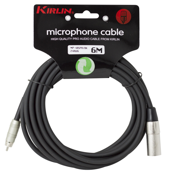 Microphone cable mp-485pr-6m xlr m- rca