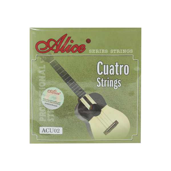 Cuatro venezolano strings black nylon acu02