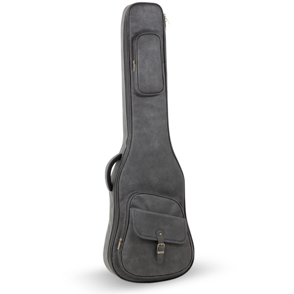 Electric bass guitar bag leatherette - 25mm