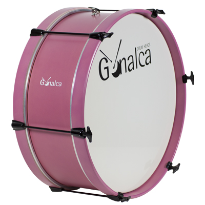 [2823-108] Marching Bass Drum Charanga 50X18Cm Quadura Ref. 04141 (MALLET AND STRAP) (108 - Select in the colour chart)