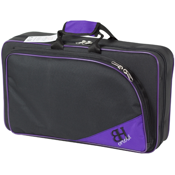 Estuche 2 Clarinetes Sib+Sib Ref. Hb185 Mochila Ortola 204 - Negro v.morado