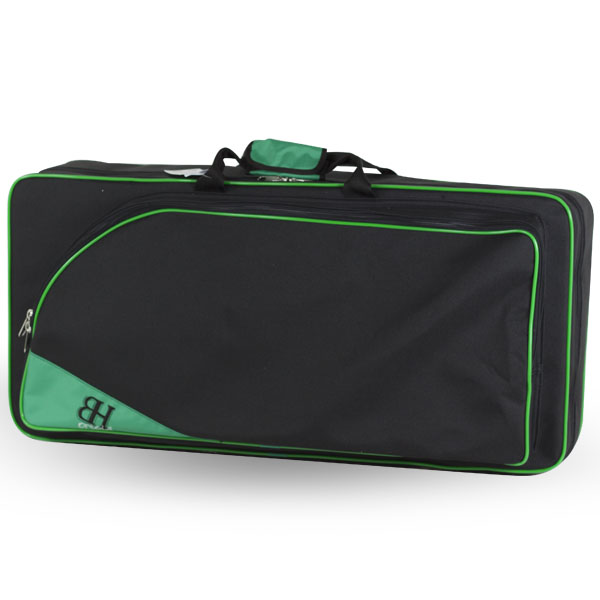 Estuche Saxo Alto + Soprano Hb126 Ortola 201 - Negro v.verde