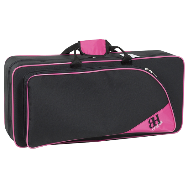 Estuche Saxo Alto + Soprano Hb126 Ortola 206 - Negro v.fucsia