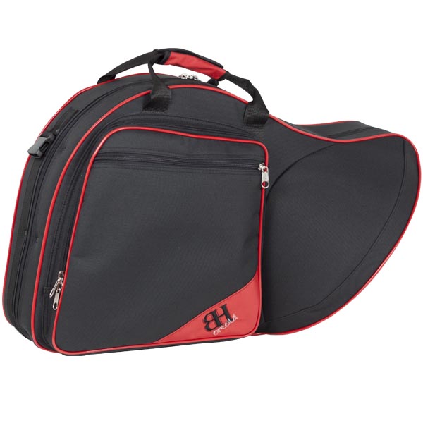 [5715-200] French horn case ref. 177hb (200 - Black vies red)