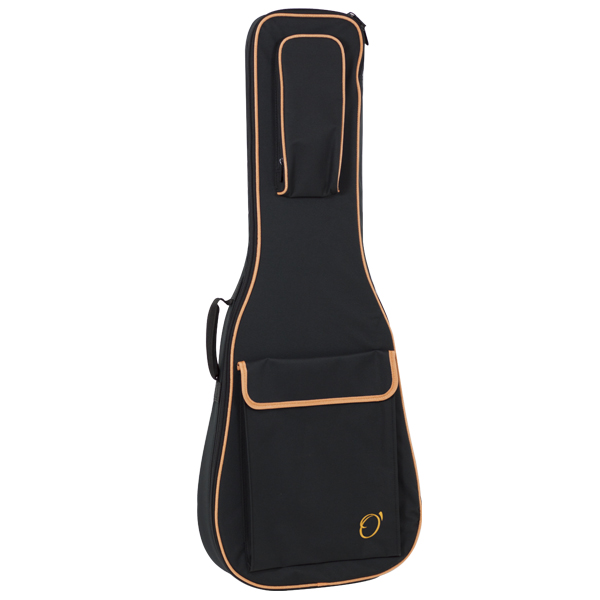[6906-037] Electric guitar bag 20mm Pe ref. 47 backpack with logo (037 - Black Orange)