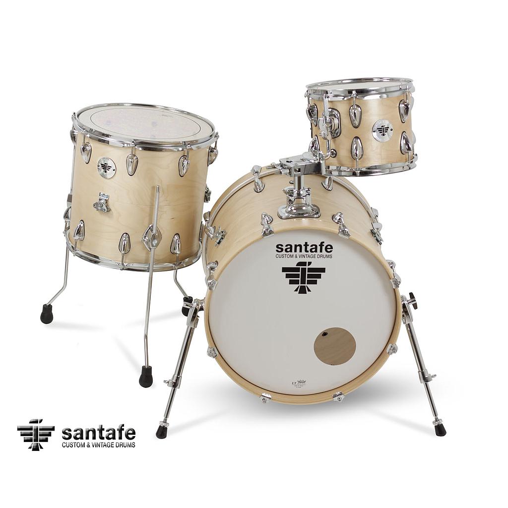 Set Compact Santafe 18X15/14X14/10X8 Sc0001 Santafe Drums 310 - Ca1010 natural sunburst nogal