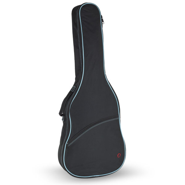 [7733-207] Acoustic guitar bag ref. 33 backpack without logo (207 - Black vies turquoise)