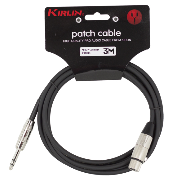 Cable standart micro mpc-444pr-3m jack -xlr f24 aw