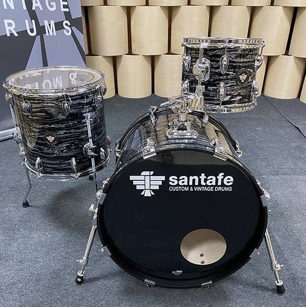 Set Abd Cover Studio Bd20-Tt10-Ft14 Santafe Drums 179 - Gc0159 cover whirl black