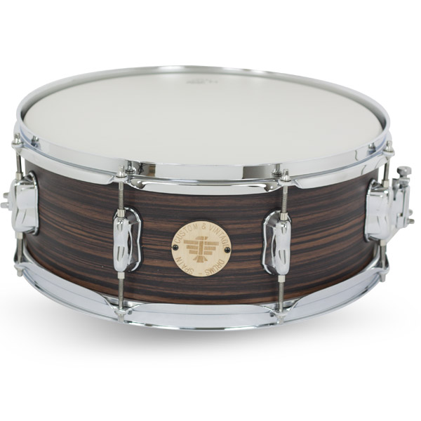 Caja Abd Cover 14x5.6 Ref. SM0101 Santafe Drums 177 - Gc0157 cover zebrano nogal oscuro