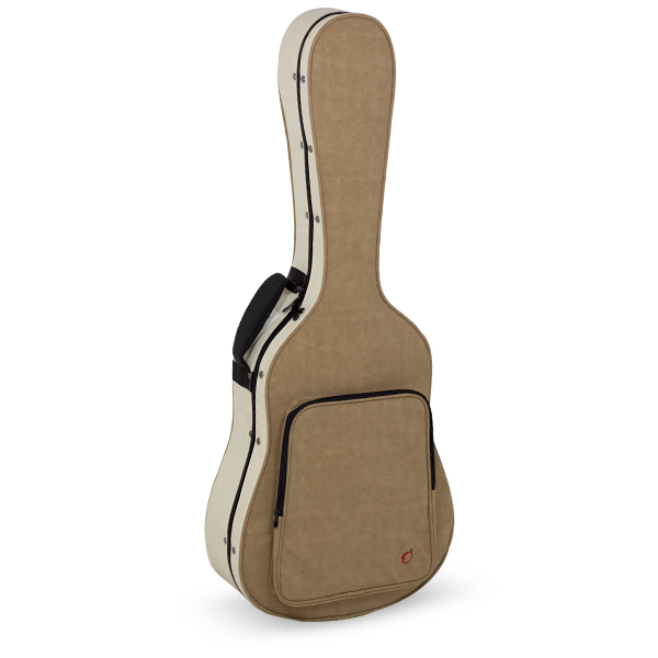 Estuche Guitarra Acustica Styrofoam Polipiel Ref. Rb751 Con Logo Ortola 008 - Marron combinado