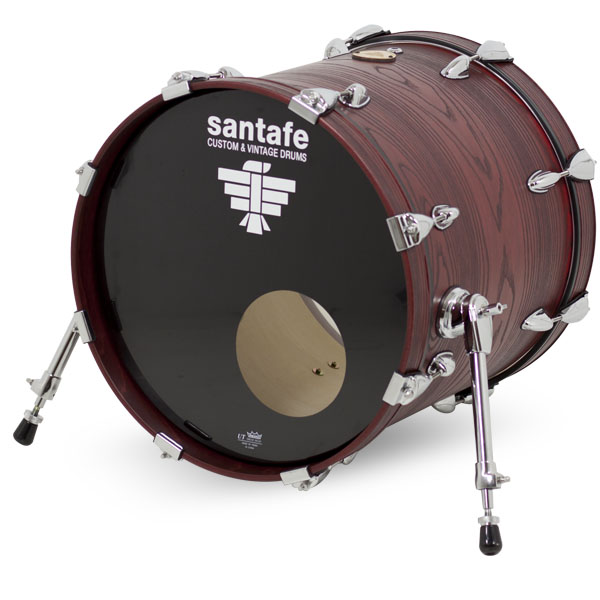 Bombo Abd Cover 22x18 Ref. SM0521 Santafe Drums 414 - Gc0152 cover rojo vetas