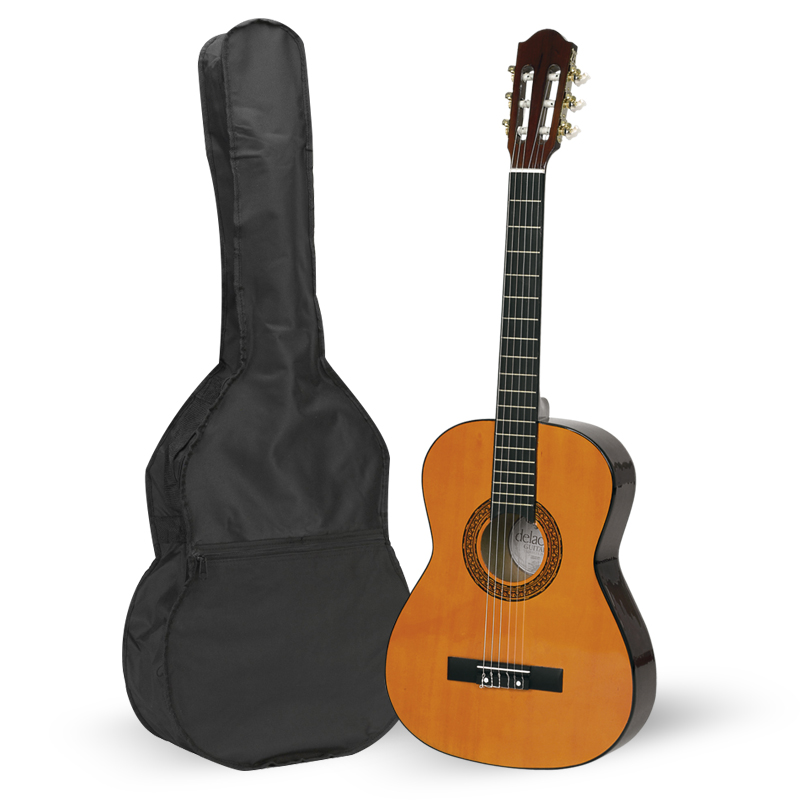 Pack Guitarra Cadete 3/4 + Funda + Afinador Delacrus 099 - Standard