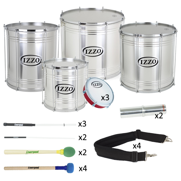 Pack Batucada Iniciacin 9 Instrumentos Izzo Izzo 099 - Standard