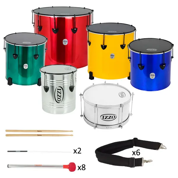 Pack Batucada Escuela 6 Instrumentos Izzo