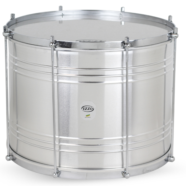 Zabumba 16"X30Cm Surdo Fuzileiro Aluminium Izzo 8-Divisions Iz0001