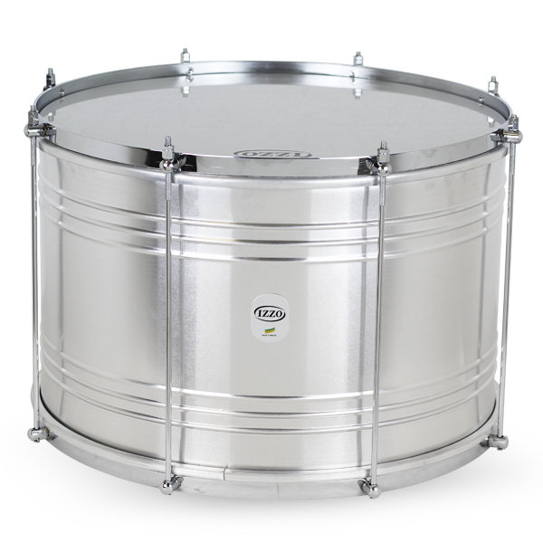 Zabumba 18"X30Cm Surdo Fuzileiro Aluminium Izzo 8-Divisions Iz0002