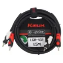 Cable Audio LGA-402-1.5M 2 Rca - 2 Rca 24Awg