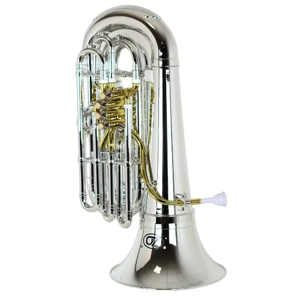 Silver Plated  3/4 Tuba ZTU-20 Sib