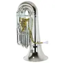 Silver Plated  3/4 Tuba ZTU-20 Sib