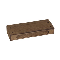 [2668] Wood Block Special 1 Hole Colour Walnut Ref. 03062
